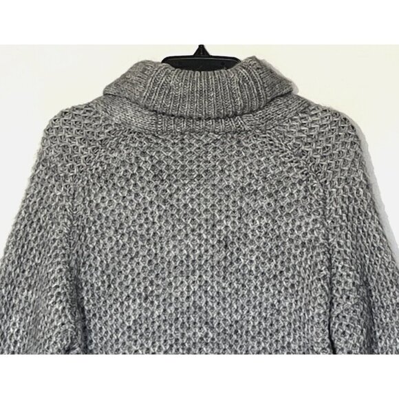 New Filippo Novelli Gray Alpaca Wool Knit Button Cardigan Sweater - Italy - Picture 4 of 7